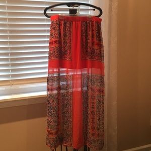 Bar III flowy summer skirt (L)
